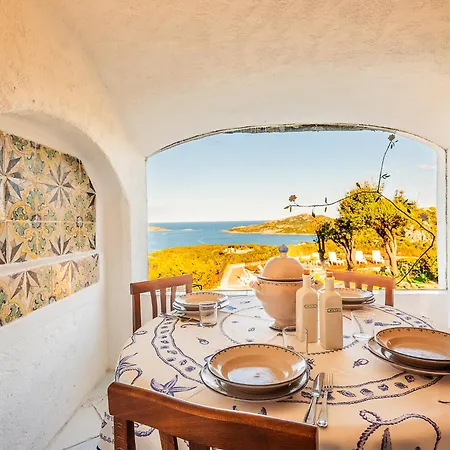 Sardinia Family - Carmen With Sea View And Pool Porto Cervo