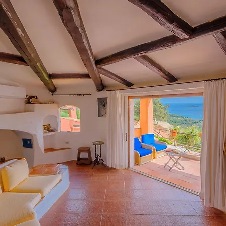Βίλα Sardinia Family - Carmen With Sea View And Pool