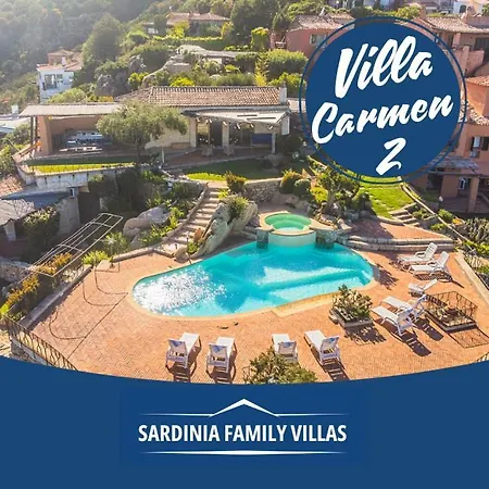 Βίλα Sardinia Family - Carmen With Sea View And Pool *
